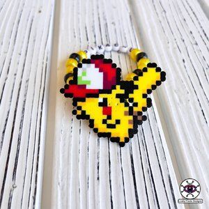 Pikachu Pokémon Perler Bracelet